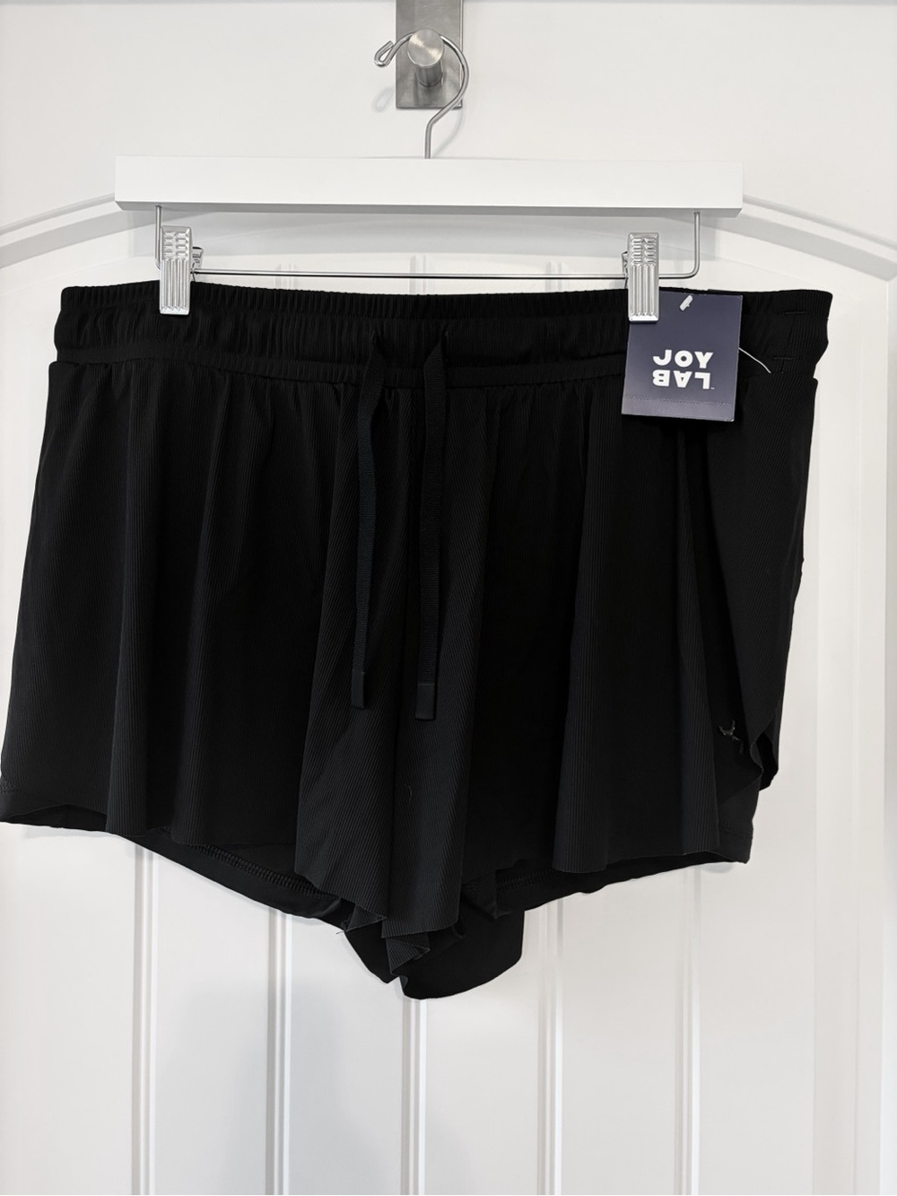 JoyLab Black Women's Athletic Shorts with Drawstring
